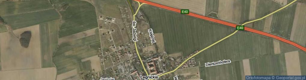 Zdjęcie satelitarne Księżnej Anny ul.